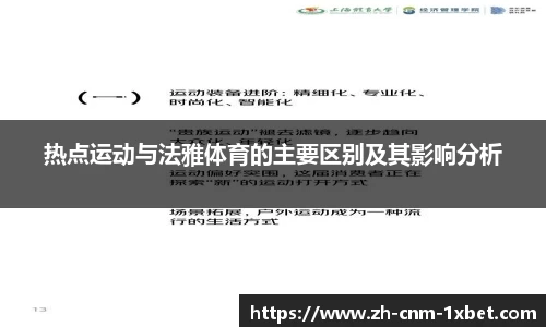 热点运动与法雅体育的主要区别及其影响分析
